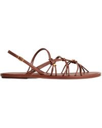 Celine - Knots Triomphe Flat Sandal - Lyst