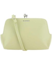 Jil Sander - Goji Logo Printed Micro Crossbody Bag - Lyst