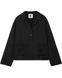 Sleeper - Sofia Embroidered Linen Shirt - Lyst