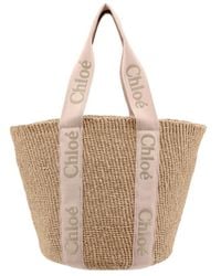 Chloé - Chloé Woody Large Basket Bag - Lyst