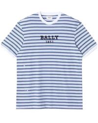 Bally - Striped T-Shirt - Lyst