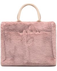 Marni - Faux-Fur Tote Bag - Lyst
