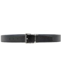 Prada - Logo-Detailed Reversible Buckle Belt - Lyst