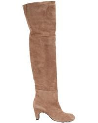 Vic Matié - Round-Toe Tall Boots - Lyst