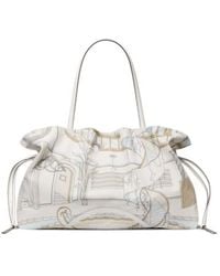Tory Burch - Large Ella Drawstring Tote Bag - Lyst
