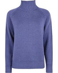 Rossopuro - Long-Sleeve High-Neck Top - Lyst
