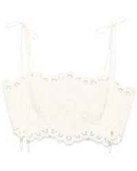 Zimmermann - Rhiannon Embroidered Bodice - Lyst