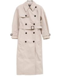 Jacquemus - Double-Breasted Belted Trench Coat - Lyst