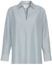 Max Mara - Cotton Poplin Stripe Blouse - Lyst