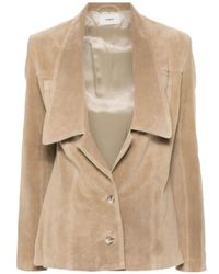Coperni - Suede Single-Breasted Jacket - Lyst