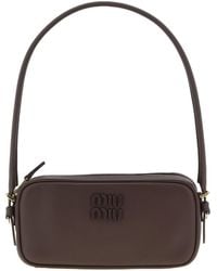 Miu Miu - Leather Pouch - Lyst
