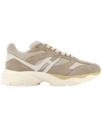 Hogan - H Logo Patch Panelled Sneakers - Lyst