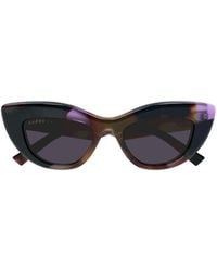 Gucci - Eyewear Cat Eye Frame Sunglasses - Lyst