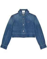 Givenchy - Frayed Hem Denim Shirt - Lyst