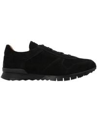 Kiton - Suede Lace-Up Sneakers - Lyst