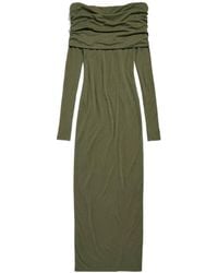 Balenciaga - Long-Sleeve Maxi Dress - Lyst