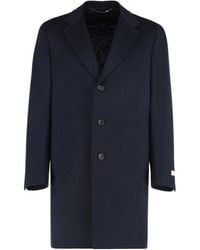 Canali - Classic Wool Coat - Lyst