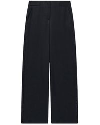 Giorgio Armani - Embroidered Trouser Sera Regular Fit Satin Rhinestone Trim - Lyst