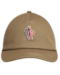 Moncler - Cotton Gabardine Baseball Cap - Lyst