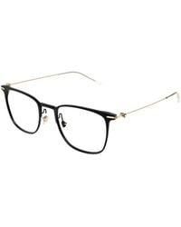 Montblanc - Eyewear Square Frame Glasses - Lyst
