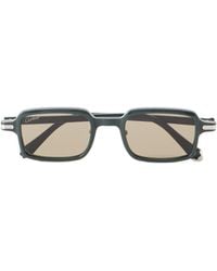 Cartier - Rectangular Frame Sunglasses - Lyst