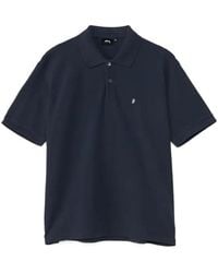 Stussy - Short Sleeve Polo Shirt - Lyst