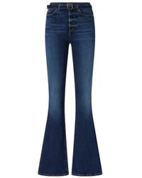 Pinko - Flared Power Stretch Jeans - Lyst