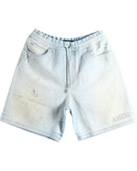 Amiri - Crystals Denim Shorts - Lyst