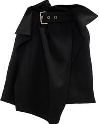 JW Anderson - Jw Anderson Fold Over Mini Skirt - Lyst