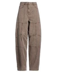 MAX&Co. - High-Waisted Cargo Casual Trousers - Lyst