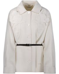 P.A.R.O.S.H. - Long-Sleeve Collared Jacket - Lyst