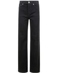 Dondup - High-Rise Straight-Leg Jeans - Lyst