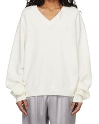 Skims - Knitted Pullover V-Neck Sweater - Lyst