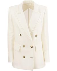 Max Mara - Double-Breasted Tailored Jacket - Lyst