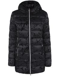 EA7 - Logo Patch Down Jacket - Lyst