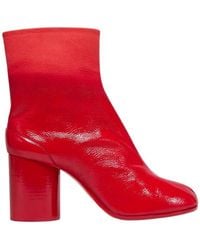 Maison Margiela - Block Heel Tabi Ankle Boots - Lyst