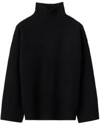 Soft Goat - Roll-Neck Ribbed-Trim Sweater - Lyst
