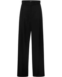 Max Mara - Fiesta Silk Flared Trousers - Lyst