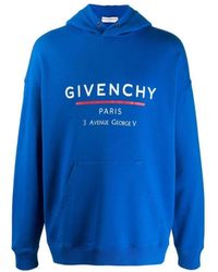 Givenchy - Address Hooded Sweatshirt Ocean - Lyst