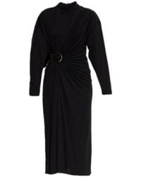 Bottega Veneta - Crepe Viscose Jersey Dress - Lyst