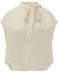 Isabel Marant - Selene Tie-Front Blouse - Lyst