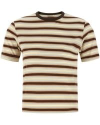 AURALEE - Gradient Striped T-Shirt - Lyst