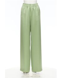 Valentino - Satined Trousers - Lyst