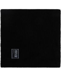Versace Jeans Couture - Couture Logo Patch Ribbed-Knit Scarf - Lyst