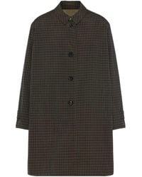 Maison Margiela - Checked Single-Breasted Coat - Lyst