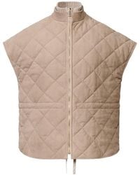 Fabiana Filippi - Zip-Up Sleeveless Jacket - Lyst