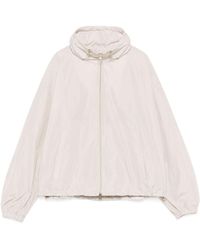 Herno - Drawstring Hem Zip-Up Jacket - Lyst