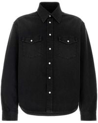 Givenchy - Flap-Pocket Denim Shirt - Lyst