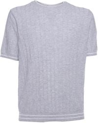 Peserico - Ribbed T-Shirt - Lyst