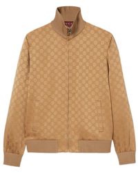 Gucci - Monogrammed Zip-Up Jacket - Lyst